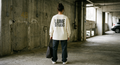 Boxy Longsleeve Zwart op Wit